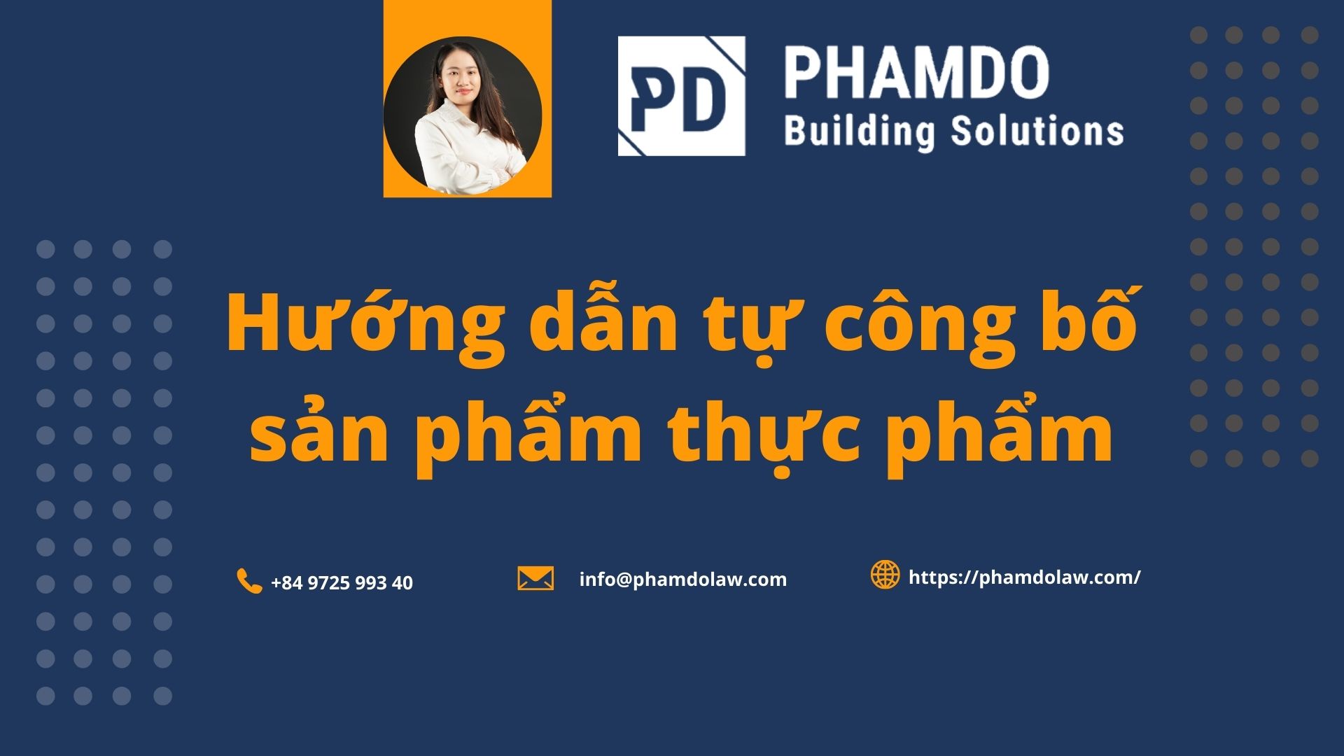 Hướng dẫn tự công bố sản phẩm thực phẩm