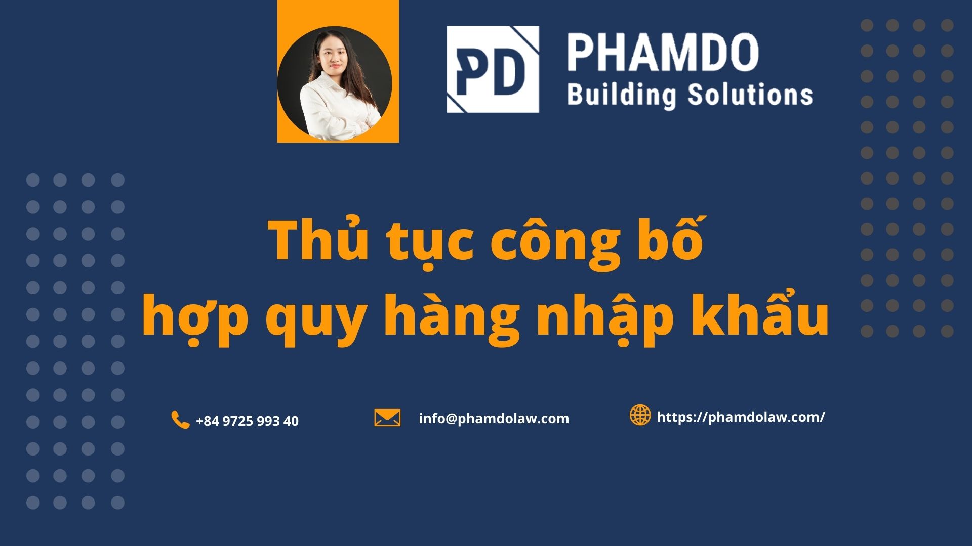 Thủ tục công bố hợp quy hàng nhập khẩu